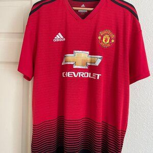 Manchester United Home Jersey – Adidas Climalite, Size XL